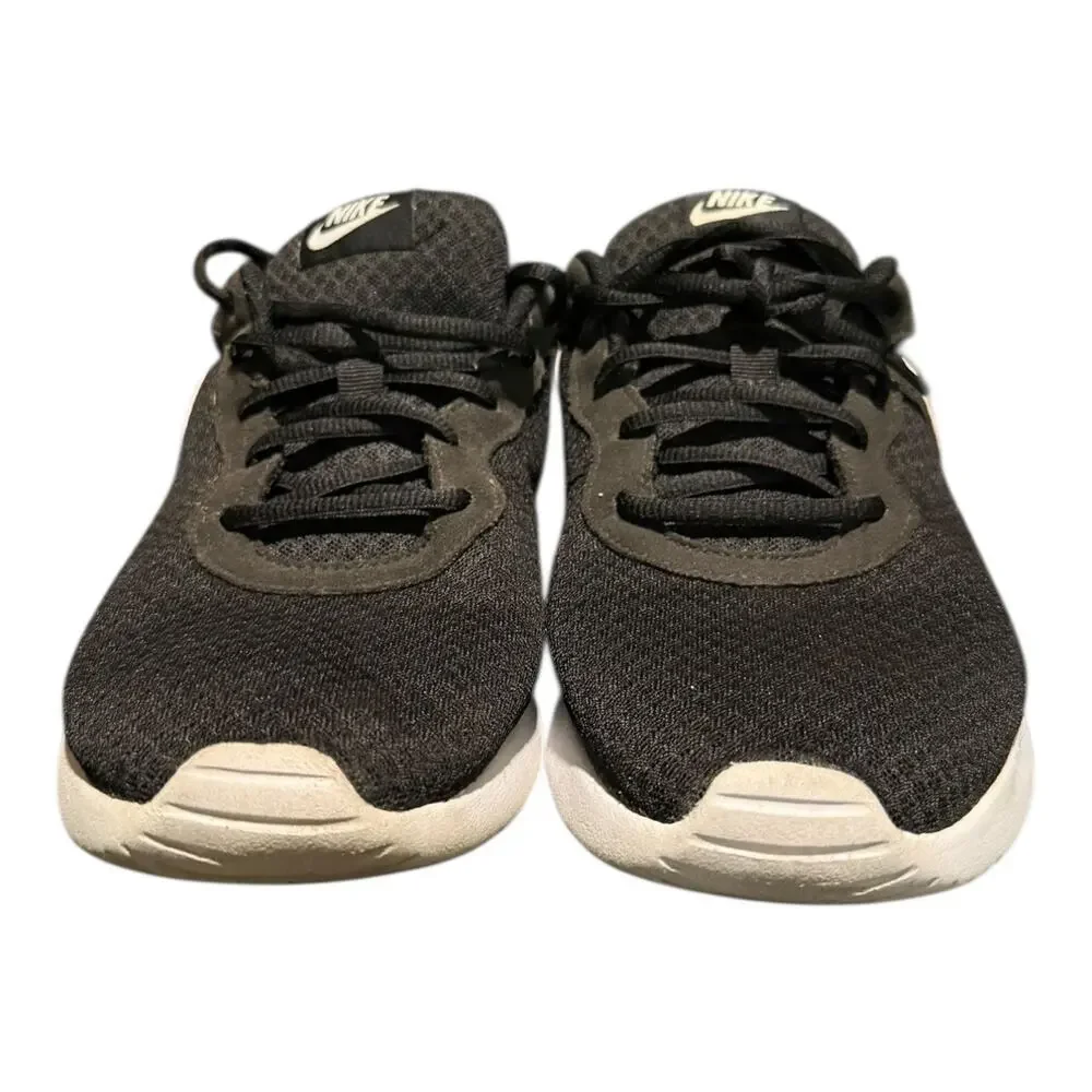 Nike Tanjun Men's Size 11.5 Running Sneakers Black White 812654011 Athletic